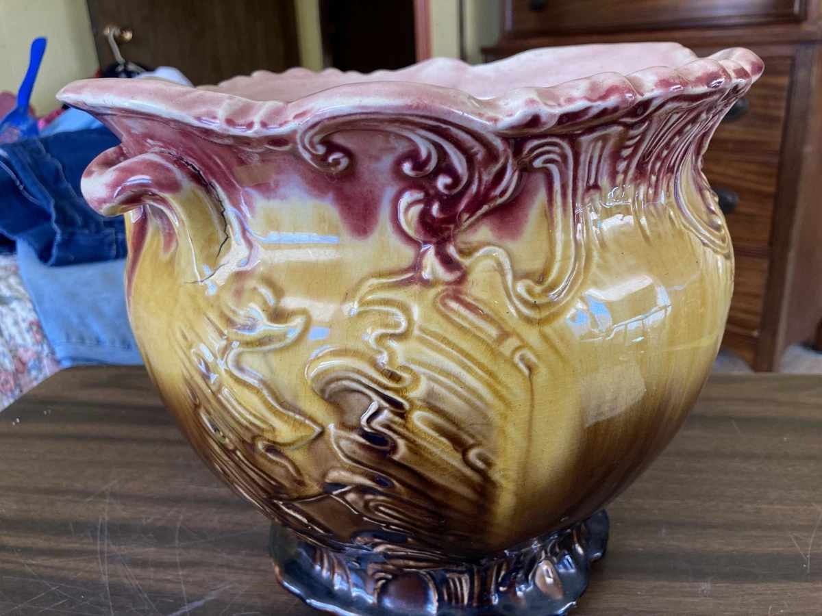 Ceramic 1900-1919 Time Period Manufactured Collectible Planters
