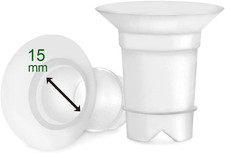 Flange 15Mm Inserts Compatible with Medela, Spectra 24 Mm Shields/Flanges, Momco