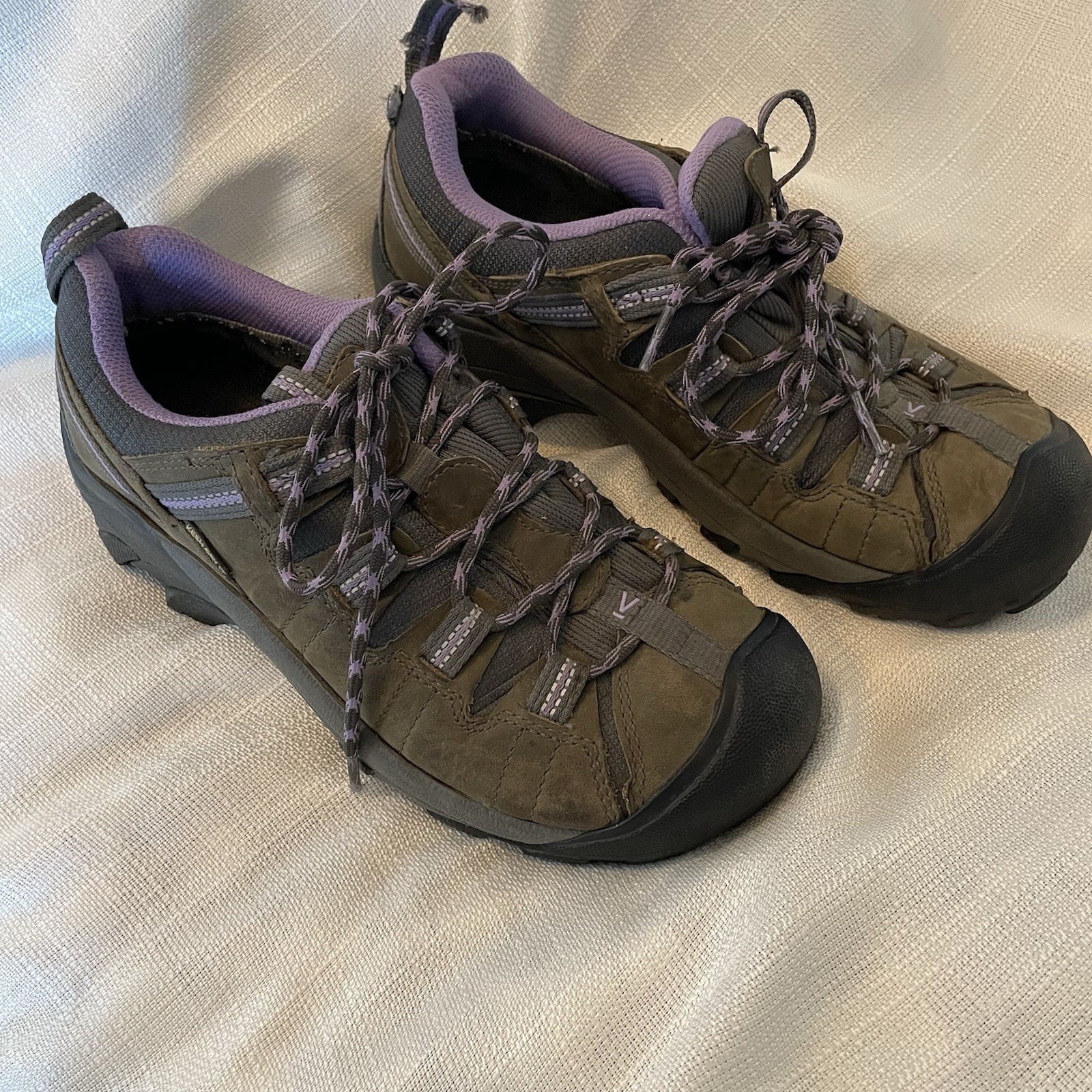 Scarpe Keen Targhee II Dry donna taglia US 8 EU 38 5 escursionismo outdoor marrone viola