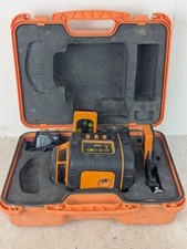 Untested Johnson 40 6539 Rotary Laser Level Receiver Case Remote Power Supply