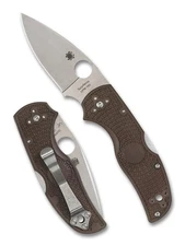 Spyderco Native 5 Lightweight Folding Knife Brown FRN 15V Steel C41PBN15V5