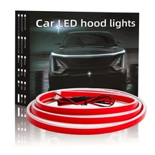 Flexible Car Hood Light Strip, 79 Inches Dynamic LED Daytime Running Light fo...