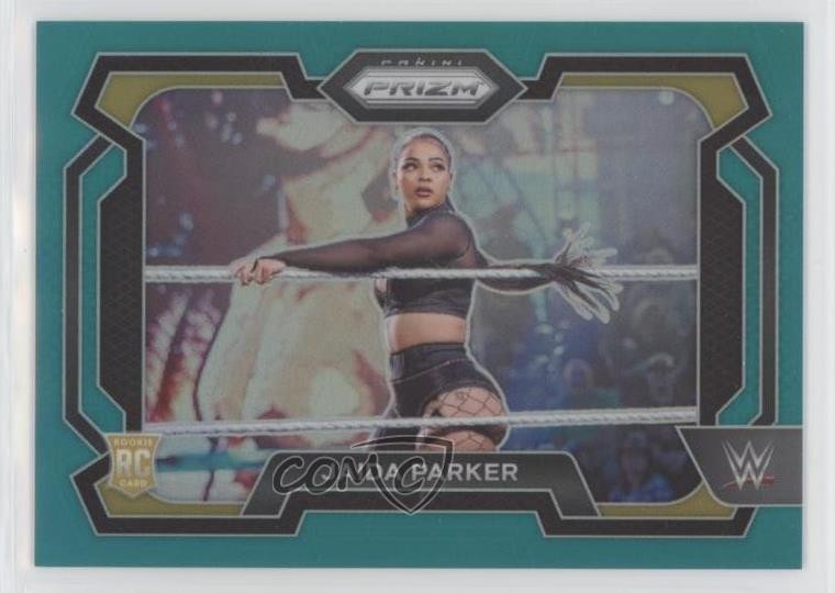 2024 Panini Prizm WWE Teal Prizm 35/49 Jaida Parker #2 Rookie RC 17x6