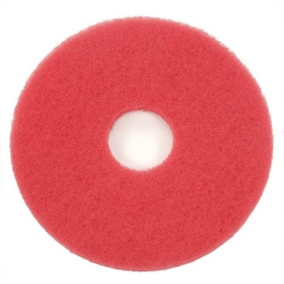 Global Industrial 13'' Red Buffing Pad 5/Case
