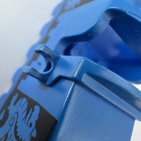 *Nice Clips* LEGO Blue Black Dragon Horse Barding minifigure 6086 6085 1584 6060