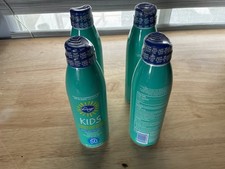 4 Pack Kroger Kids Sunscreen Spray SPF 50 5.5 Oz Each Hypoallergenic