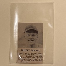 Rip Sewell Pittsburgh Pirates 1942 Annual Baseball Picture