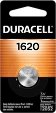 Duracell 1620 3V Lithium Battery, 1 Count Pack, Lithium Coin Battery for...