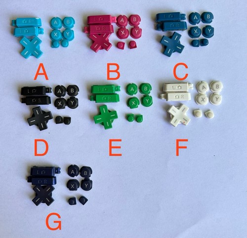 authentic original used Nintendo dsi buttons- pick your color- FAST SHIPPING