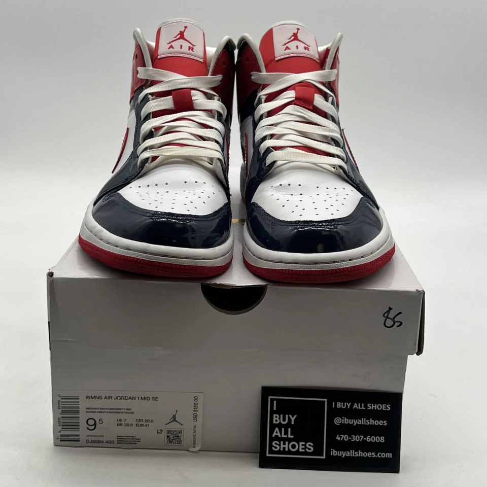 Tamanho 9.5 - Air Jordan 1 Mid Champ Colors W (DJ5984-400) - Imagem 2 de 4