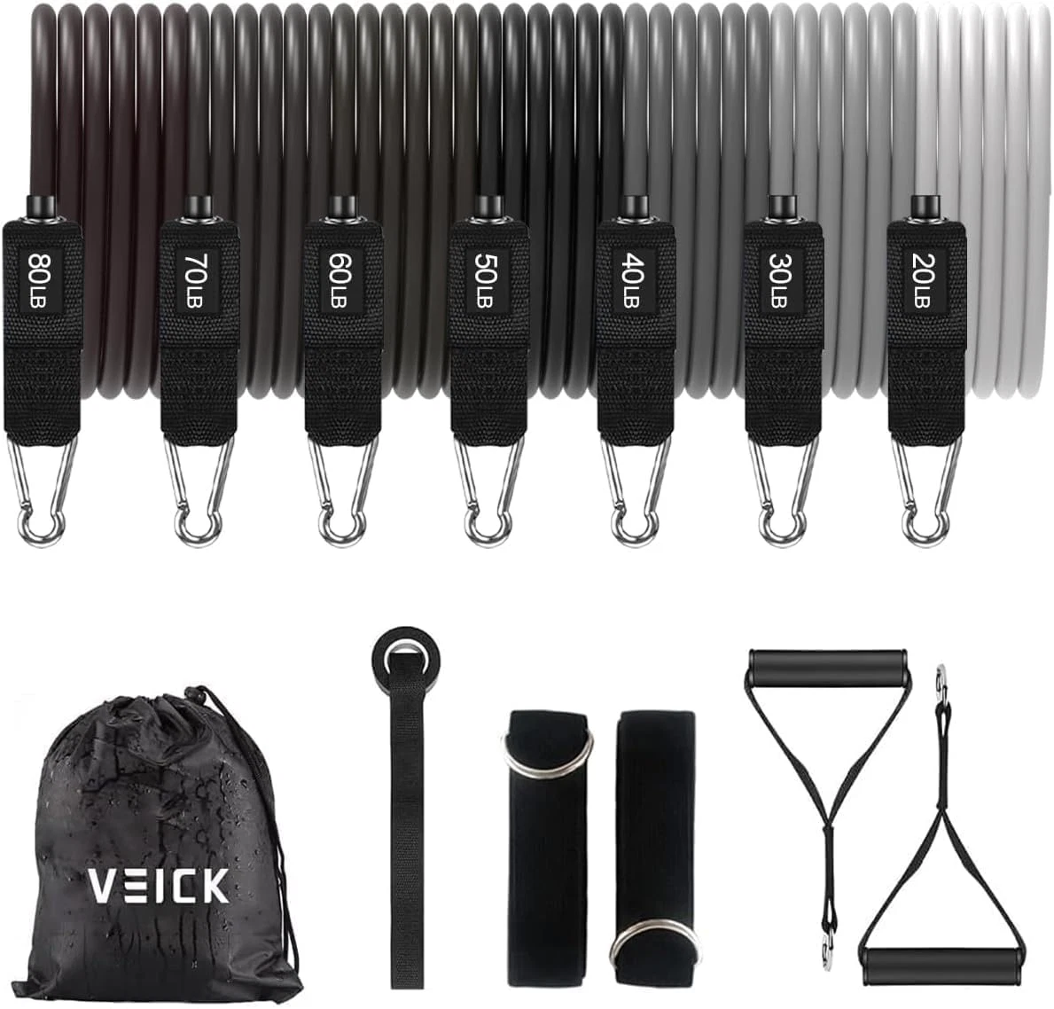 Versatile Resistance Bands with Handles for Home Workouts - Fitness for All