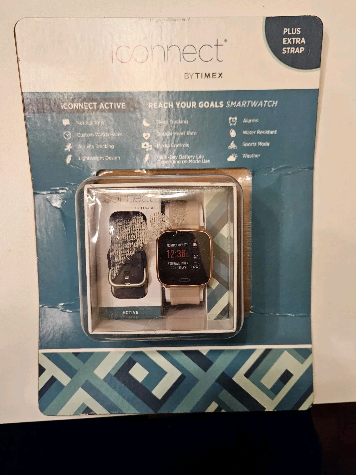 iConnect TIMEX Active Smartwatch Pedometer Fitness Sleep Activity Tracker PINK