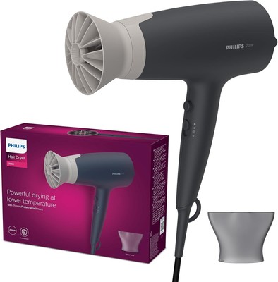 Philips BHD351/10 Haartrockner grau/weiß 2100W Ionisator Aufhängeöse Diffusor