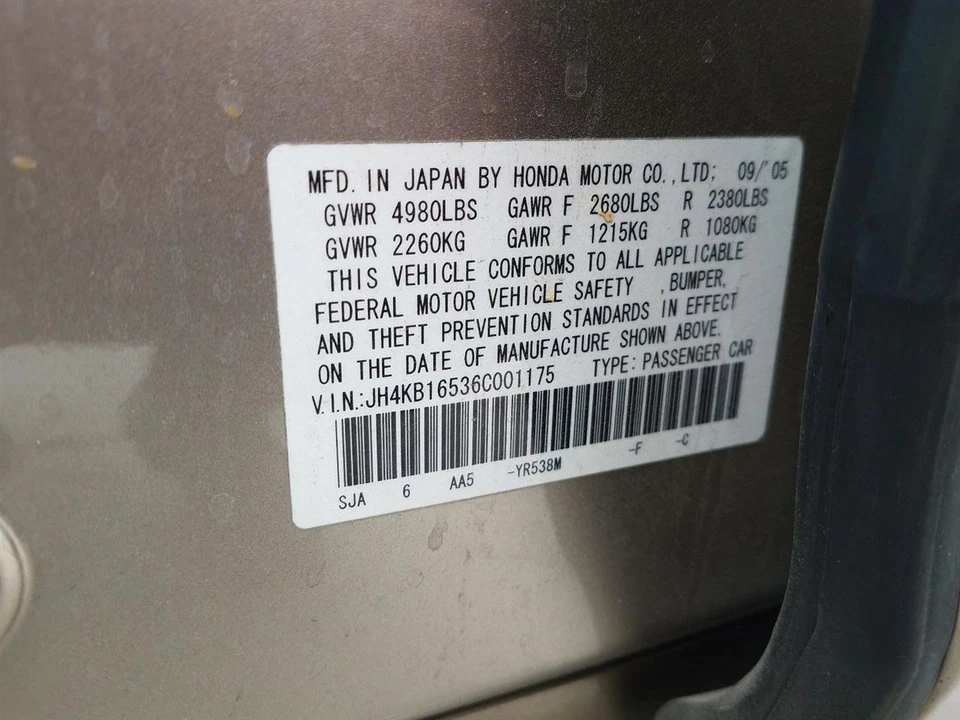 Bomba de direção hidráulica usada serve: 2006 Acura Rl grau A - Imagem 2 de 4