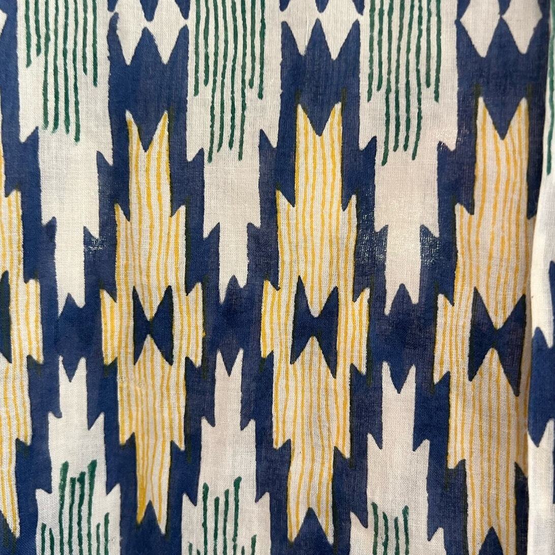 Roberta Roller Rabbit Aztec Button Down Long Slee… - image 3