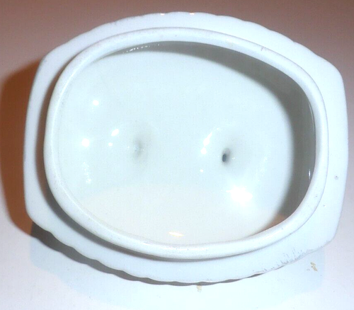German Lusterware Coffee Container Flower Decor - Picture 4 of 6
