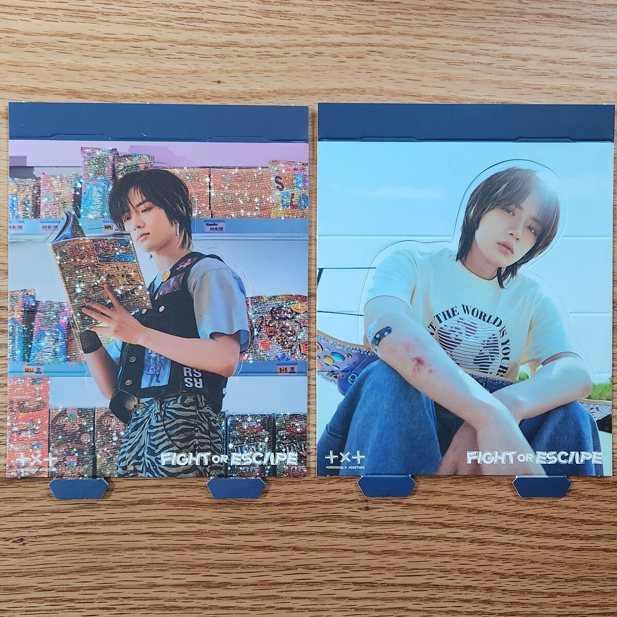 Beomgyu Cut-Out Board 2 Versions Set TXT The Chaos Chapter : Fight