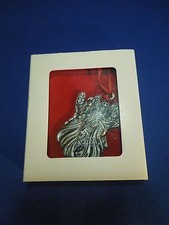Wallace Silversmiths Pewter Christmas Ornament Three Angels Singing Instruments