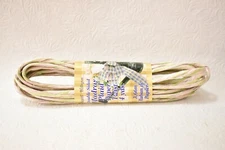 Twisted Paper Twist Ribbon Multi-Color Plaid Craft  4 Yards New 