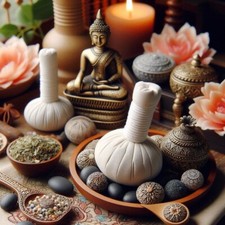 Aroma Compress Ball 100 Natural herb for Spa and Massage.