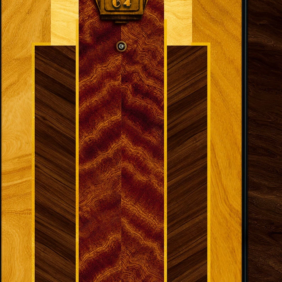 Art Deco Hotel Door Fridge Wrap, Decal. Refrigerator. Peel n Stick, Glossy - Image 2 of 4