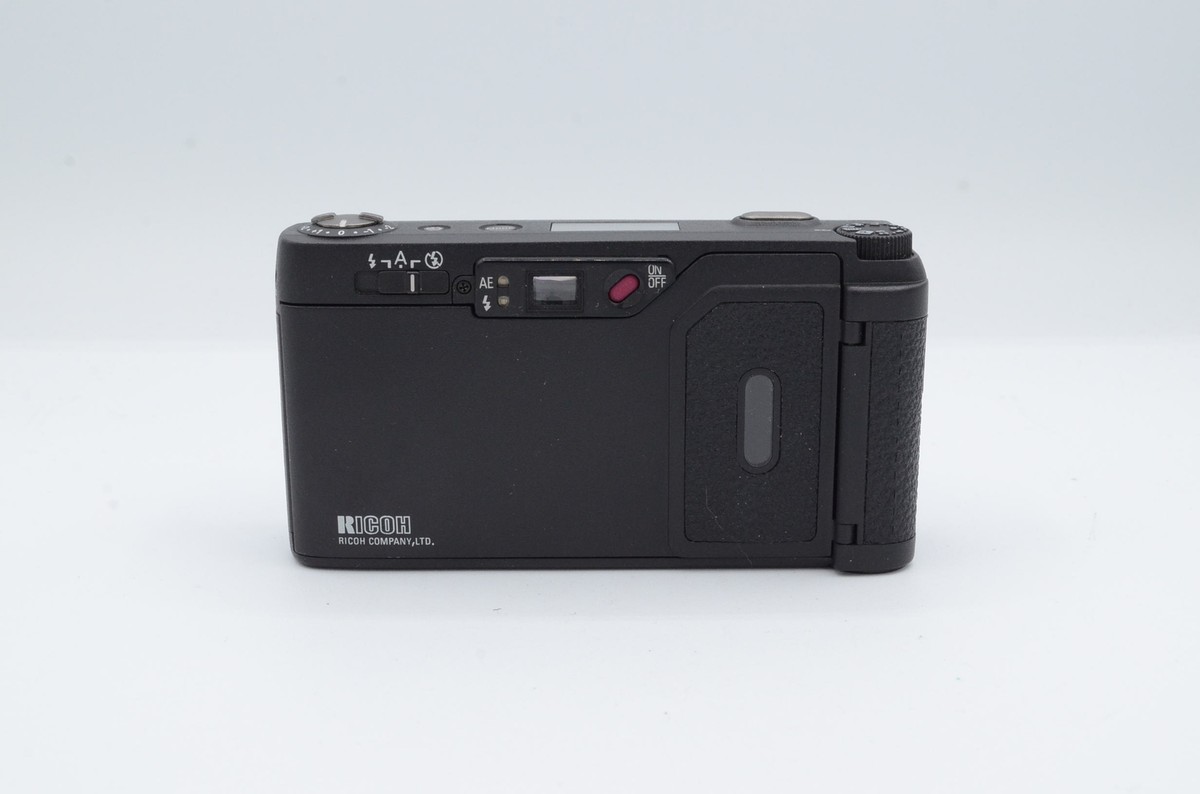 Ricoh GR1V 35mm Film Point 'n' Shoot Camera, Black, with
