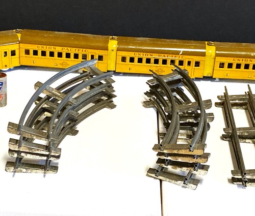 Vintage Hafner M-10000 Windup Streamline Train Set O Gauge 1935 W/Track & Box - Picture 5 of 16