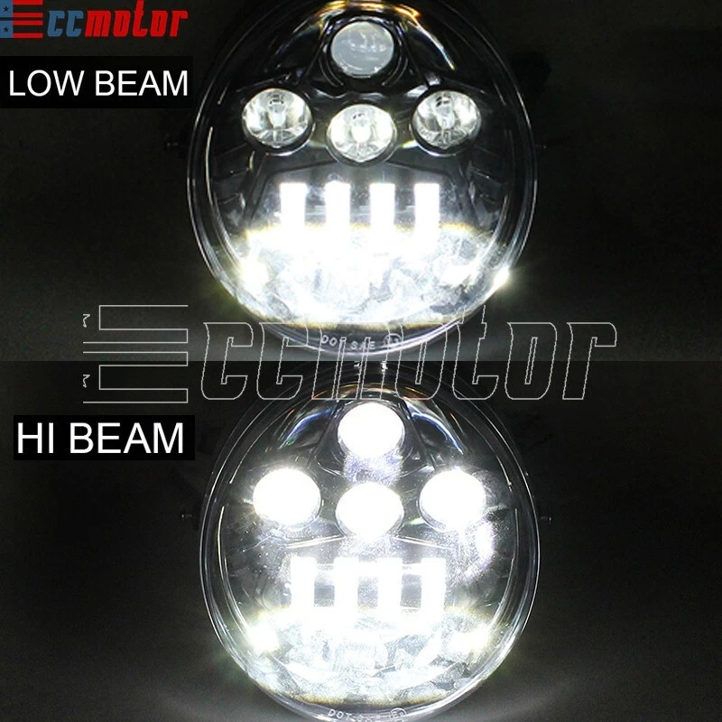 Faro LED para Harley V-Rod Muscle VRSCF Street Rod VRSCA VRSCAW Night Rod Foto 3 de 4