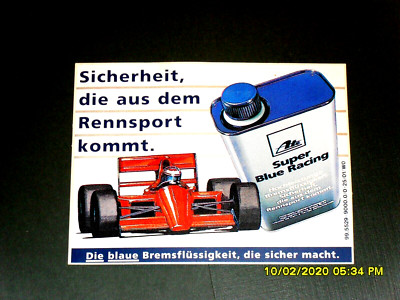 Decal / Sticker + Ate + Super Blue Racing + Brake Fluid + Continental