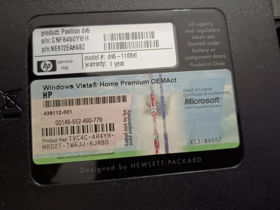 hp pavilion dv5 [Cipster bruciato] - Immagine 4 di 4