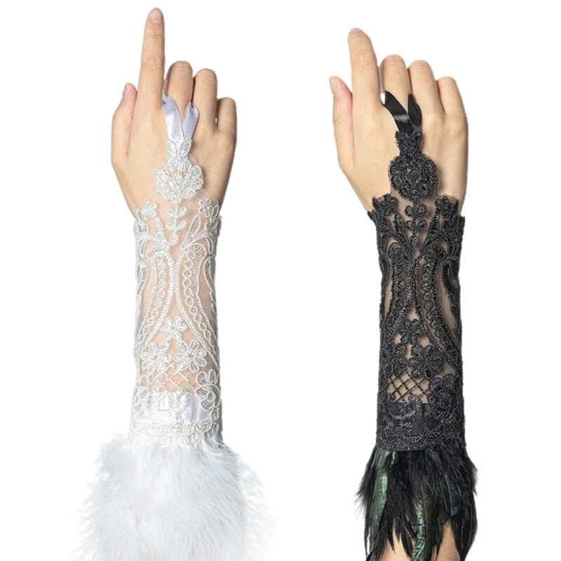 White lace arm sleeves sale