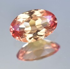 Natural Padparadscha Sapphire 3.80 Ct Oval Certified Loose Gemstone