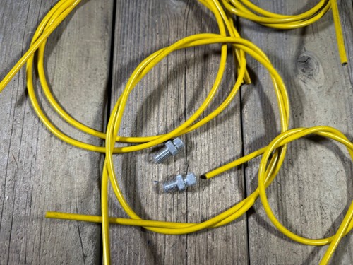 Vintage Bike Bicycle Brake Cable Housing Lot Yellow Japan Oldschool BMX Mix Lot - Picture 4 of 7