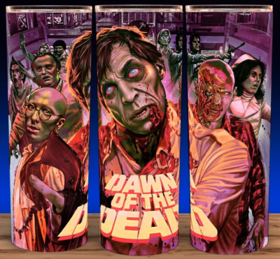 Dawn of the Dead Zombie Retro Horror Cup Mug Tumbler 20oz
