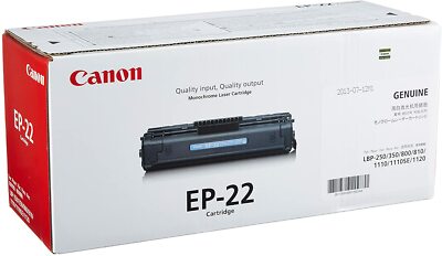 Original CANON EP-22 Noir Cartouches pour Canon Imprimantes | eBay