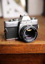 MINOLTA SRT 200 35mm Film Camera 50mm 1.4 Lens Vintage Antique Japan
