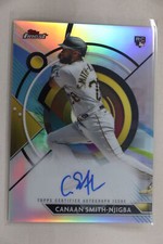 Canaan Smith-Njigba - 2023 Topps Finest On Card Autograph Refractor Pirates