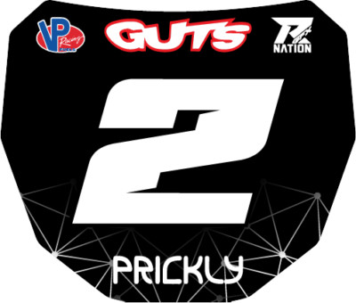 ODI DH Mountain Bike Front Number Plate Custom Thick GRAPHIC Surron Talaria 12
