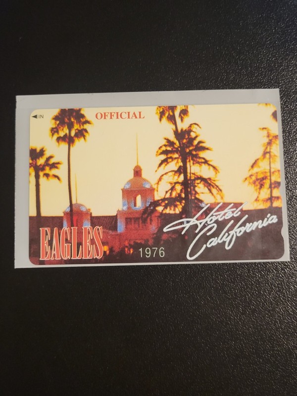 Eagles 1994 Hell Freezes Over-phone card from Japan-with cover