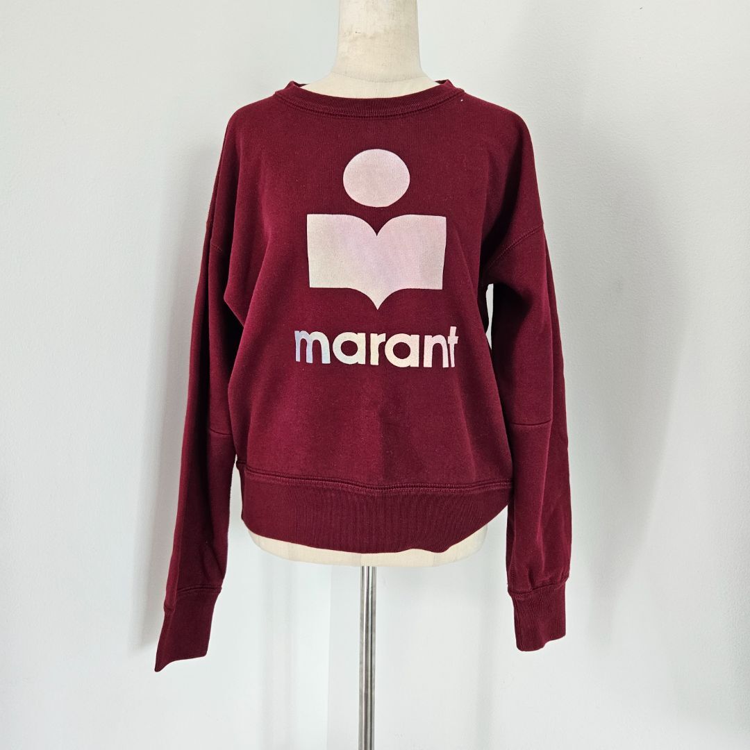 Isabel Marant Étoile Burgundy Moby Sweater | eBay