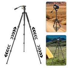 Stabilized Clamping Head Photography Tripod Head Precision Tripod Load 17.64lbs