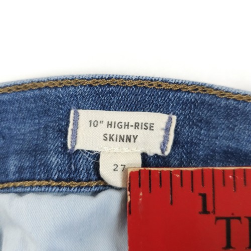 Madewell Jean Pants Womens 27 Blue High Rise Skinny Stretch Denim Casual - Picture 13 of 18
