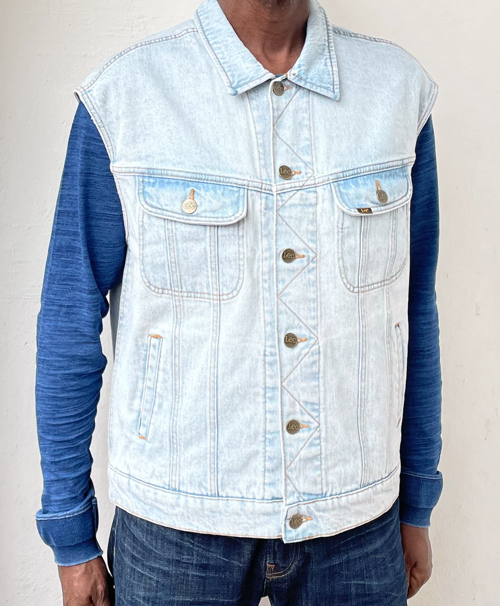 Light blue 2025 jean vest