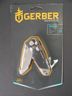 Gerber Obsidian Multi Tool Pocket Knife w/ Plunge Lock & Full Lifetime Warranty