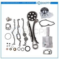 For 1995-1997 Nissan Hardbody Pickup 2.4L Timing Chain Kit Water Oil Pump