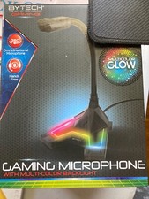 gaming microphone in box new multi rainbow color dest top/etc. 2127