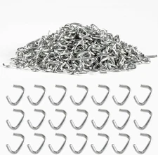 650PCS Galvanized Hog Rings - Hog Nose Rings Hog Rings Hog Nose Clips 3/8