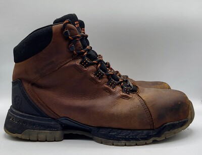 HYTEST FootRests 2.0 22471 XERGY Nano Toe EH WP Hiker Work Boots Brwn Mens 10 3E
