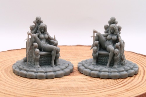 Pinup Brutal Throne - Minifiguras impresas en 3D para juego de mesa en miniatura de fantasía - Imagen 6 de 11