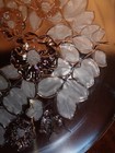 Vintage MIKASA Glass Serving Platter Rosella Rose Pink Scalloped Edge 14” — photo 4